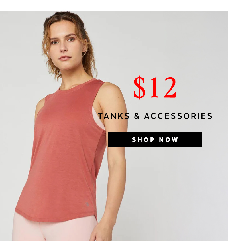 Tanks & Accessories $12 | Shop Now
