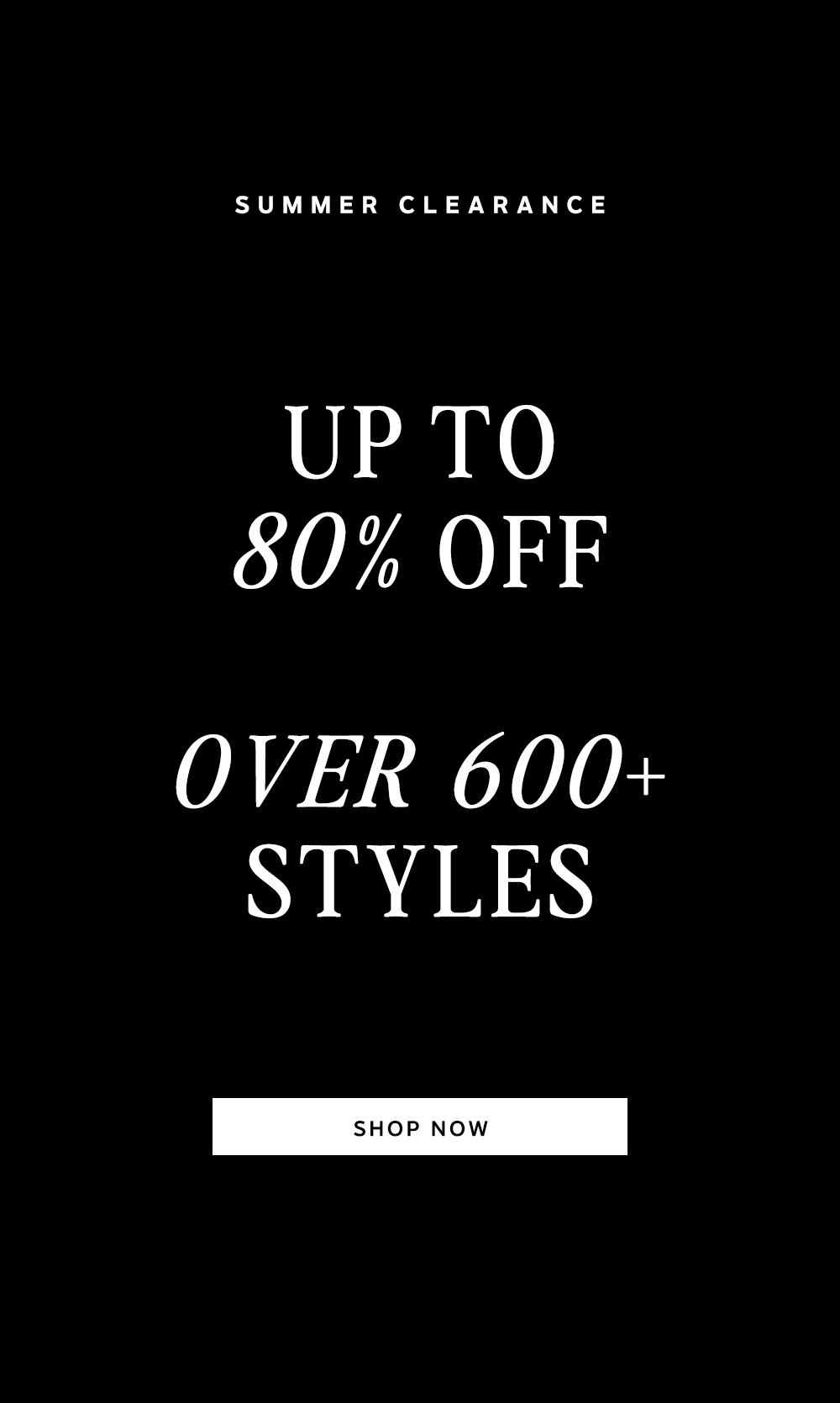 Clearance, Up To 80% Off! Shop Now.