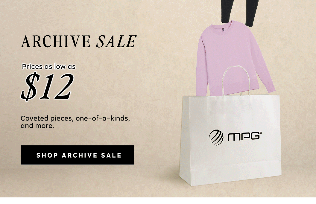 Our Lowest Prices Yet—Archive Sale | Shop Now