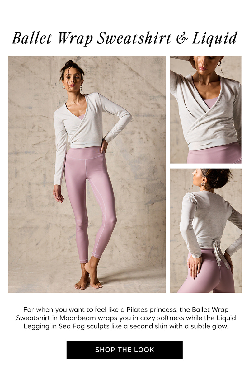 Shop Ballet Wrap Sweatshirt & Liquid