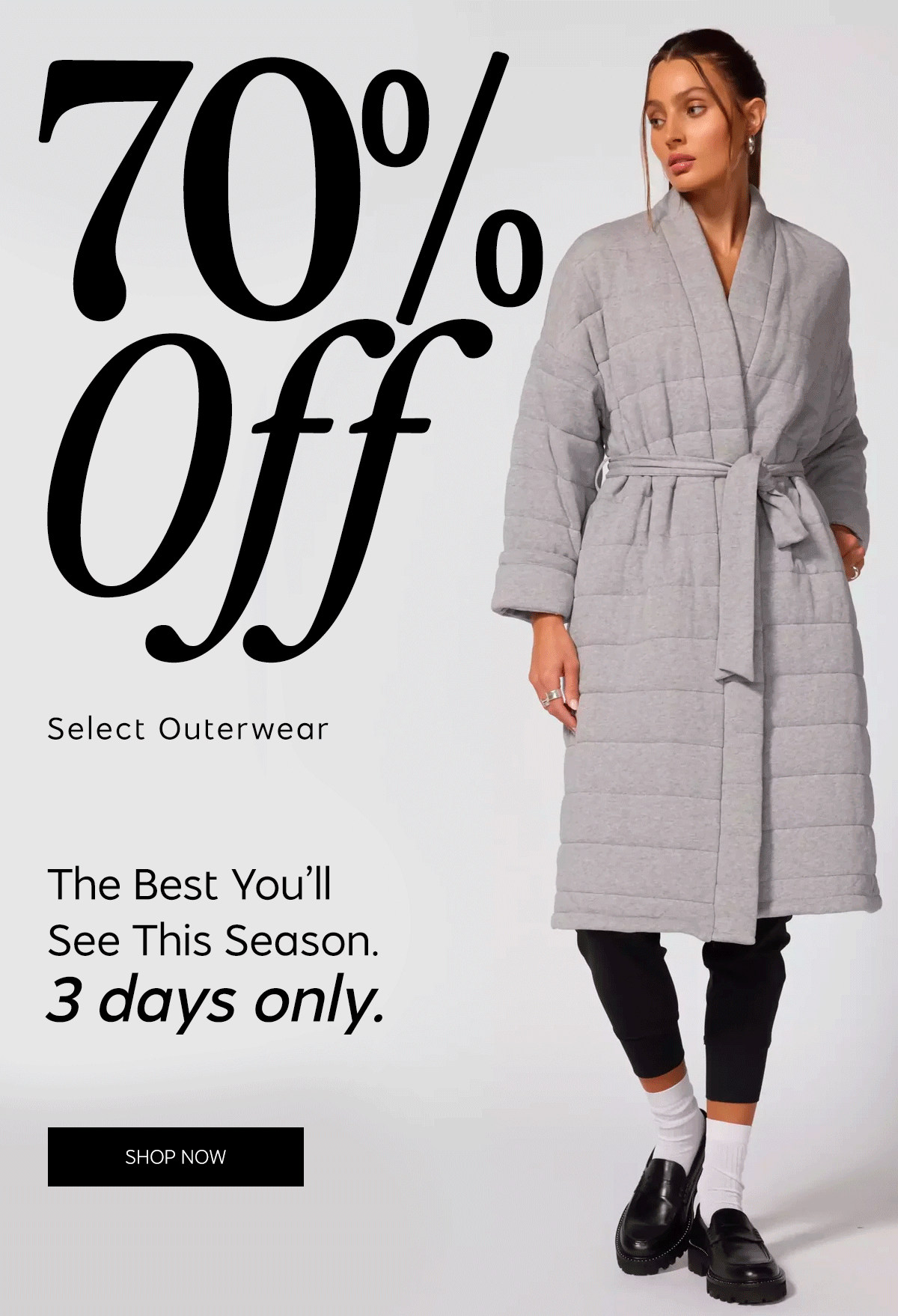 70% Off Outerwear