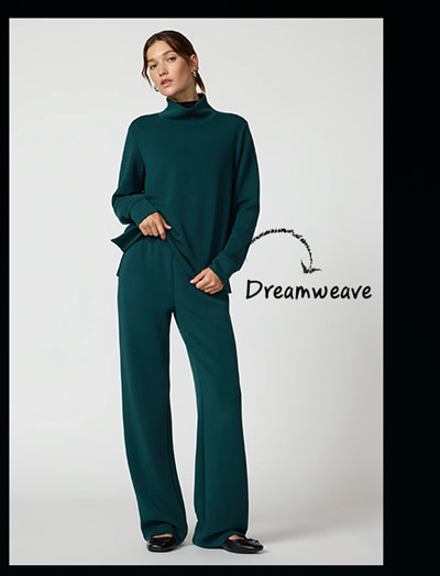 Shop Dreamweave Mock Neck Sweatshirt