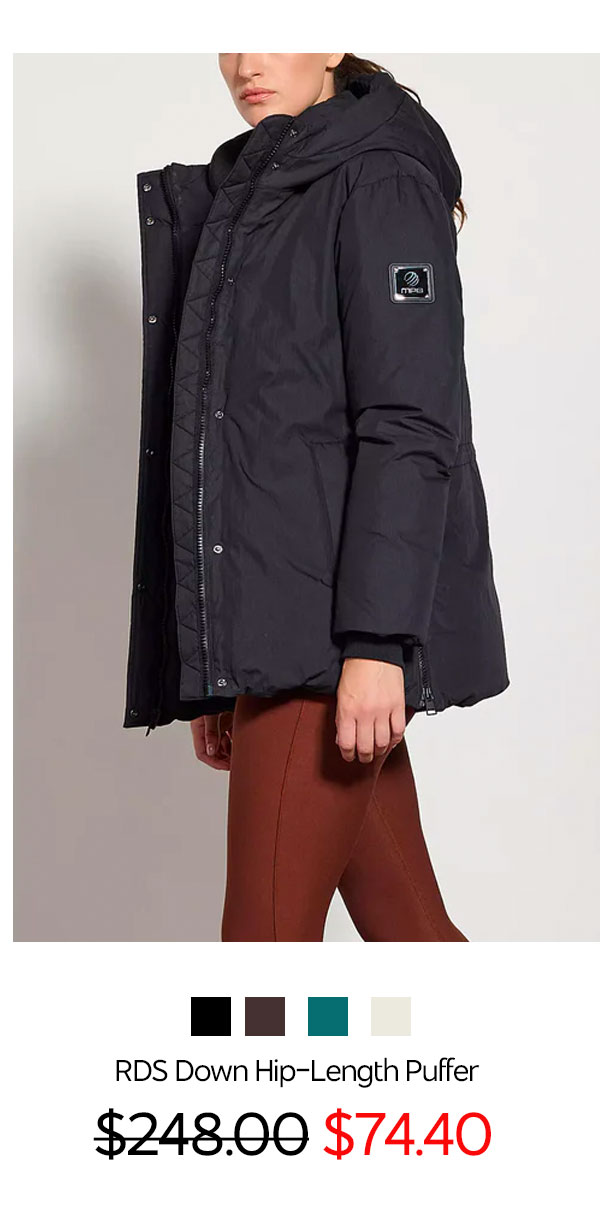 RDS Down Hip-Length Puffer