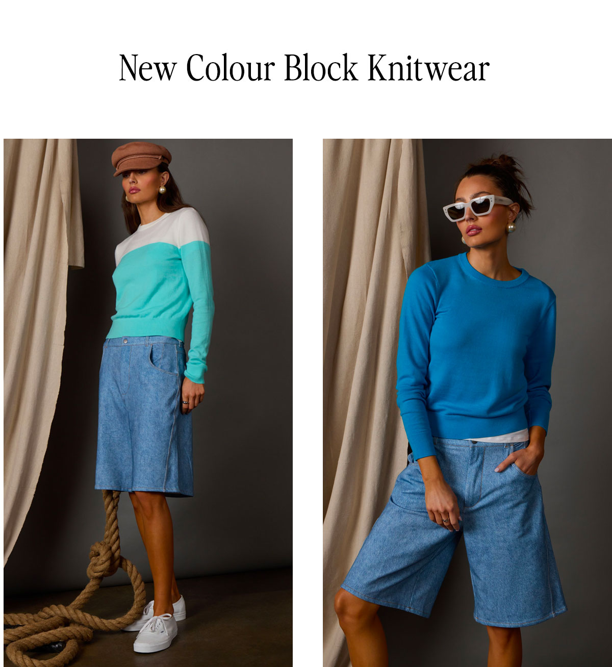 New Colour Block Knitwear