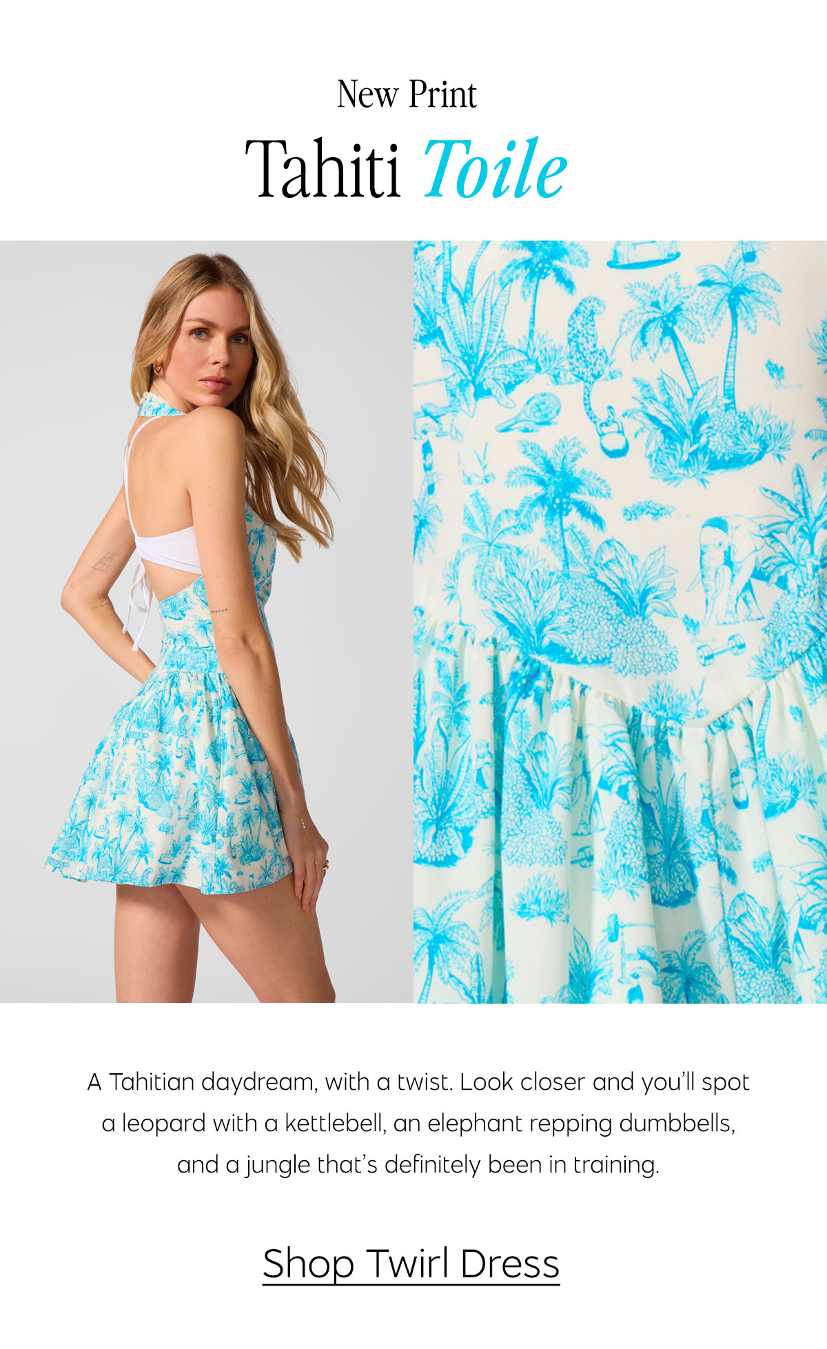 New Print Tahiti Toile