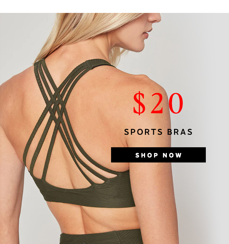 Sports Bras $20 | Shop Now