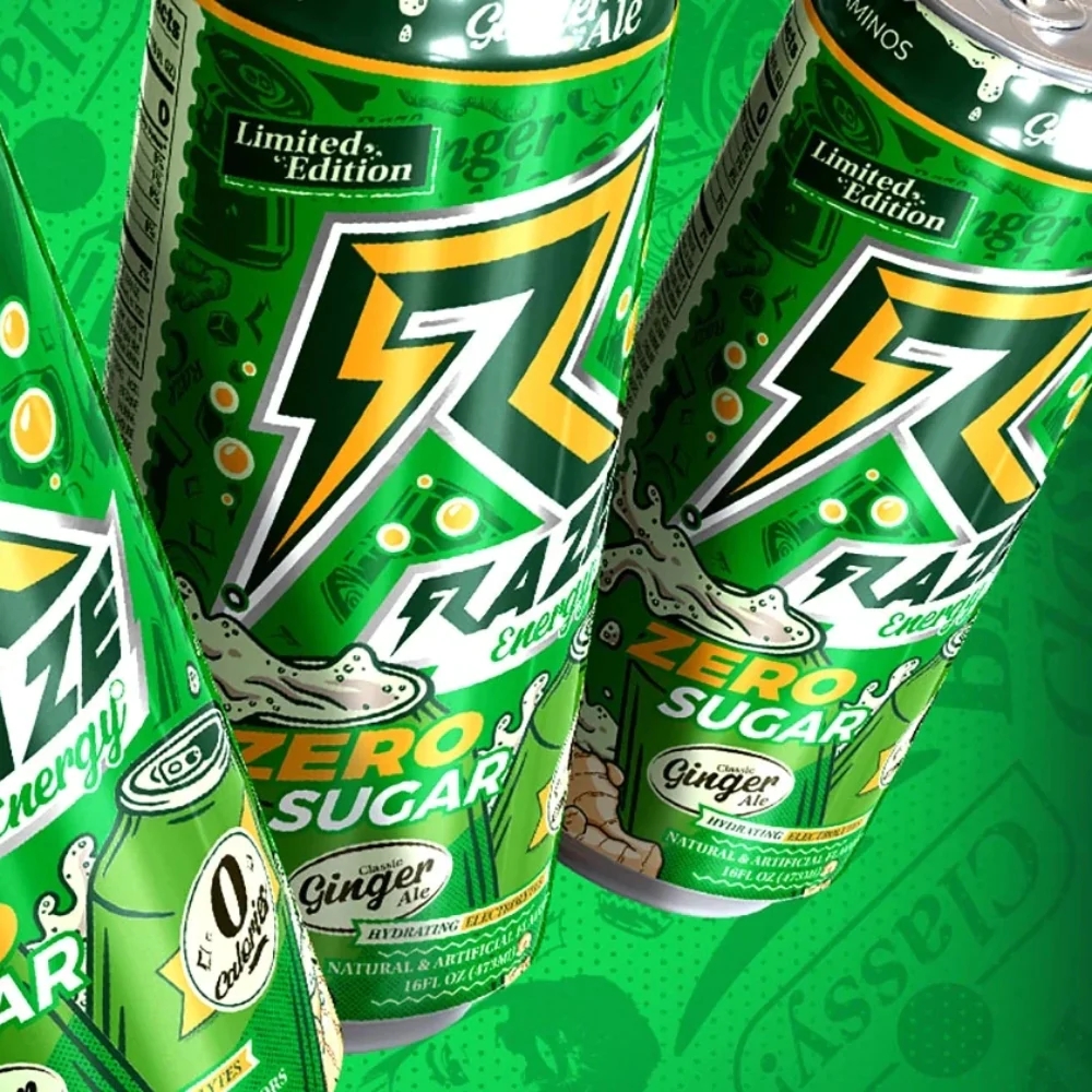 An explosion of flavor meet the new Raze Energy Drink My Supplement