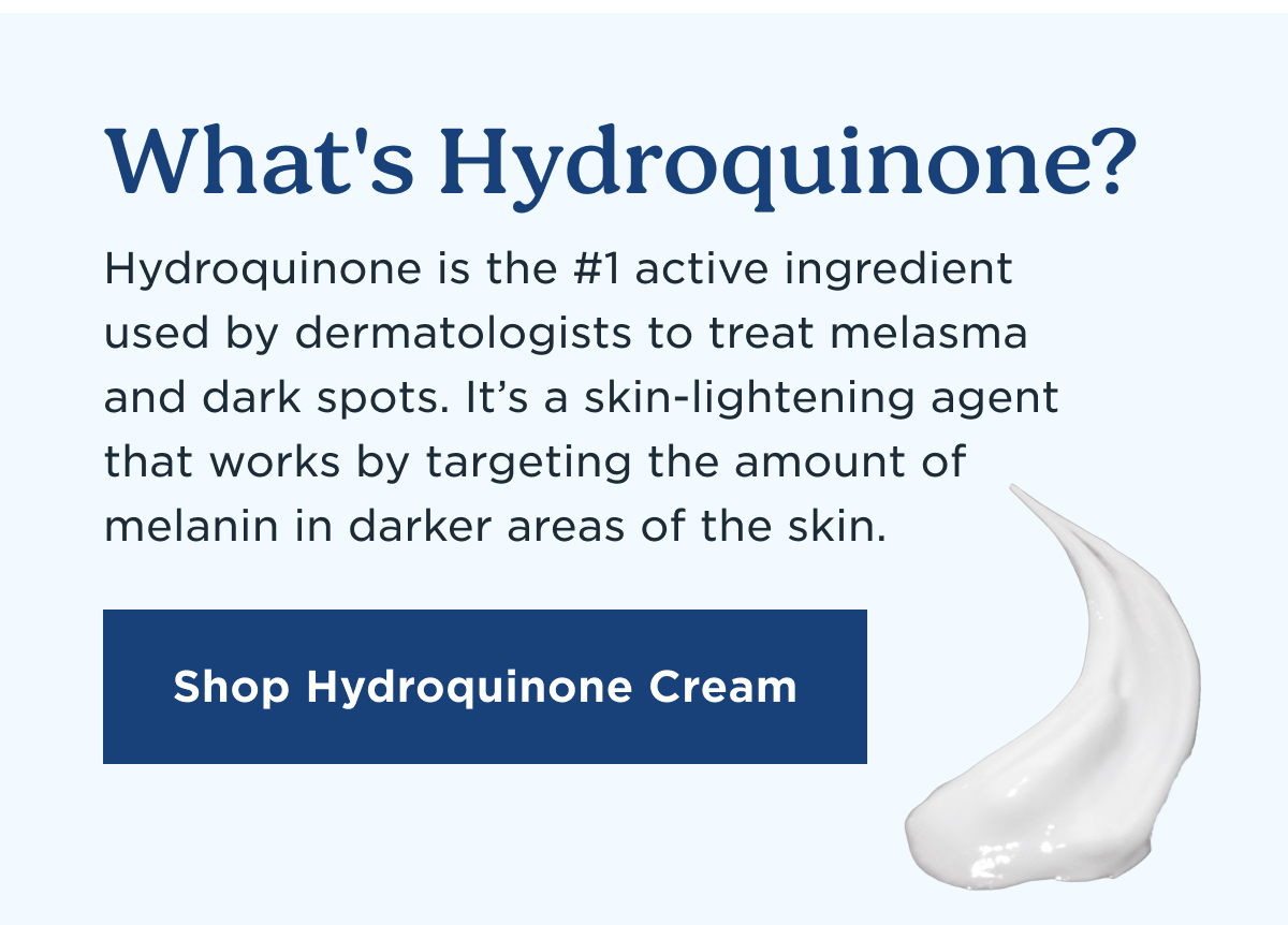 What can Hydroquinone do for you? Wisp