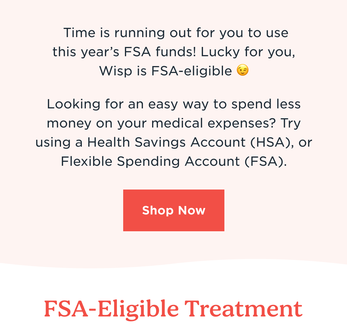 Your FSA benefits are expiring, Wisper 🕙 Wisp