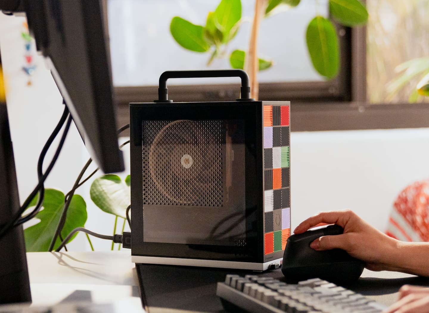 Framework Desktop with handle