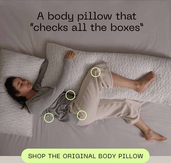 Business Insider’s “Best Overall Body Pillow” Coop Sleep Goods
