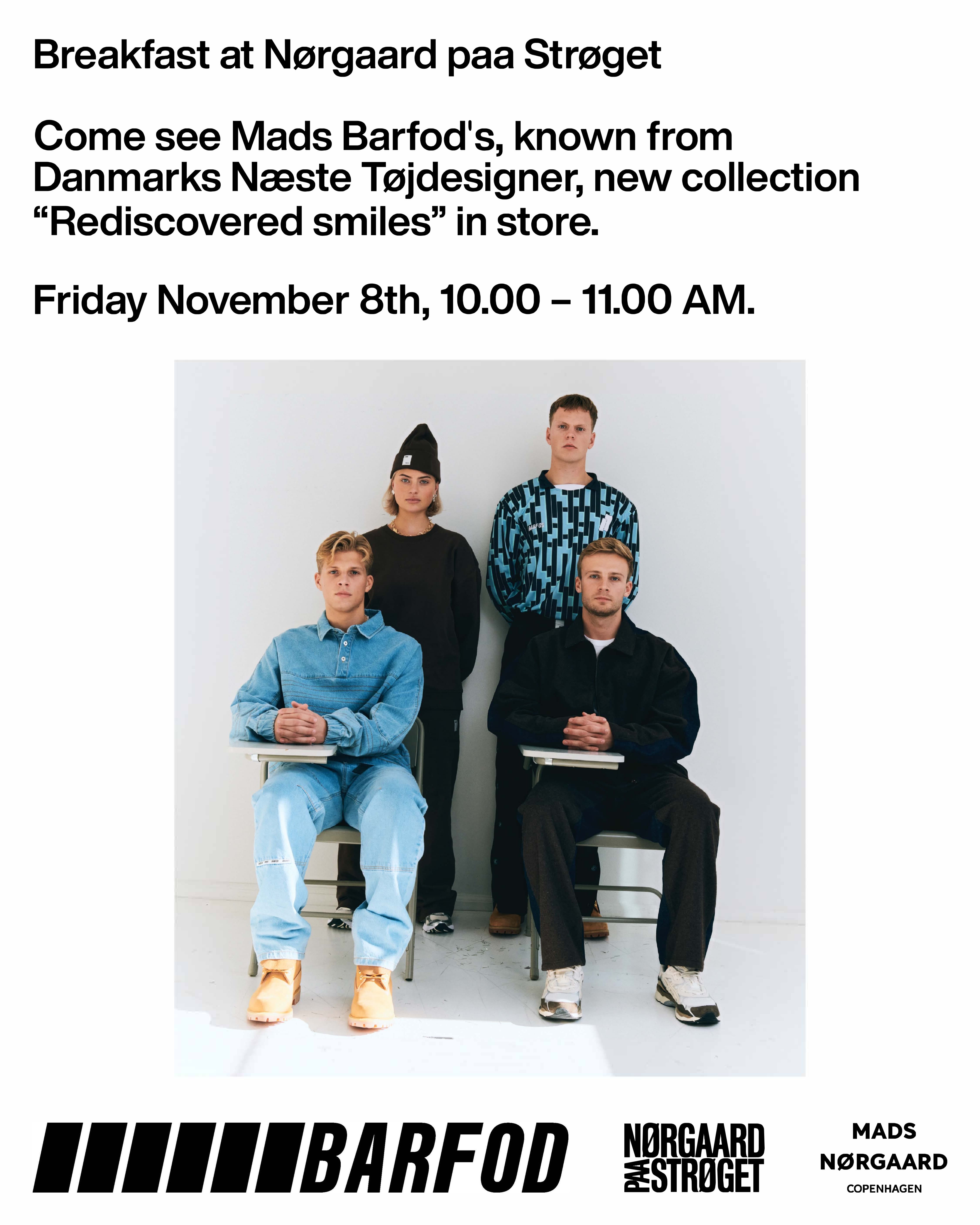 Invitation Mads Barfod in Nørgaard paa Strøget