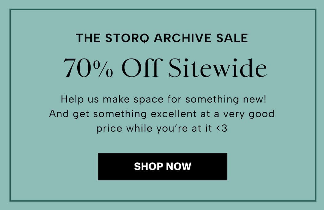 Help us make space for something new! And get something excellent at a very good price while you’re at it <3