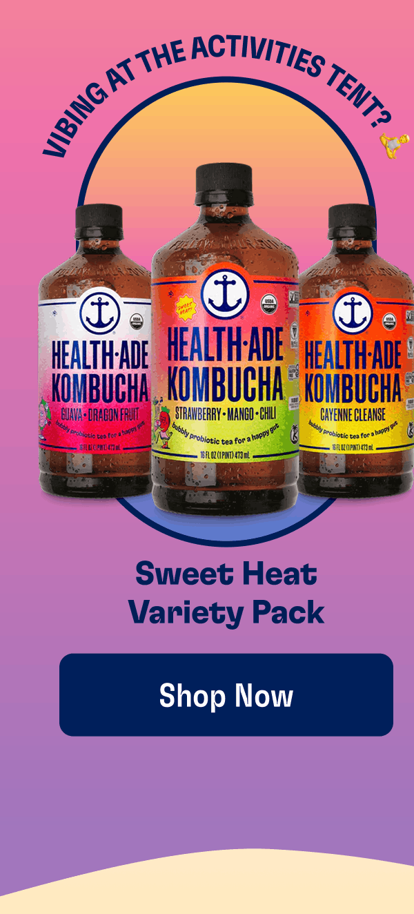 Vibing at the activities tent? 🧘 | Sweet Heat Variety Pack | Shop Now