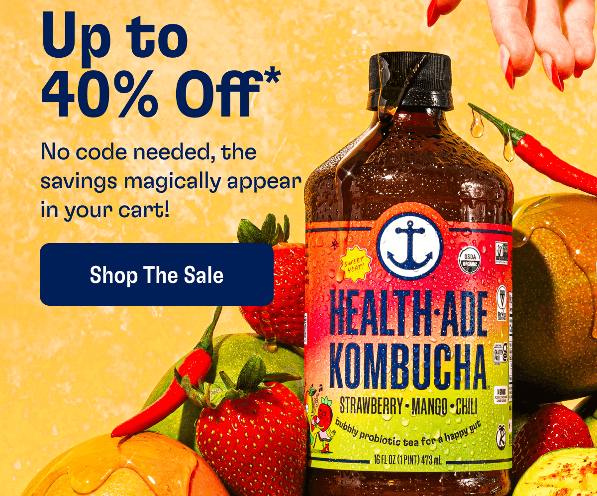 Up to 40% off* | No code needed, the savings magically appear in your cart! | Shop The Sale