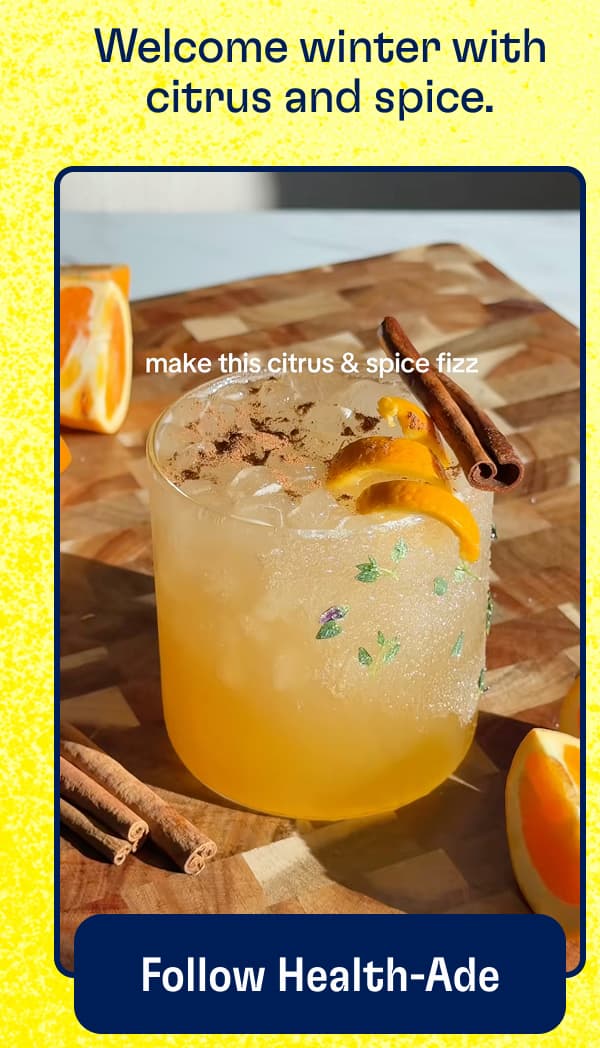 Welcome winter with citrus and spice. Follow Health-Aide