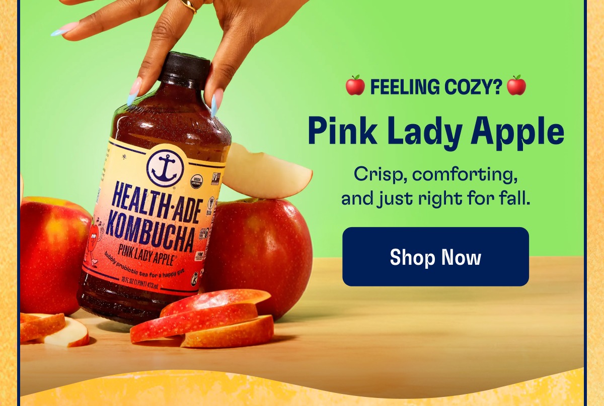 🍎 Feeling Cozy? 🍎 Pink Lady Apple Crisp, comforting, and just right for fall. Shop Now
