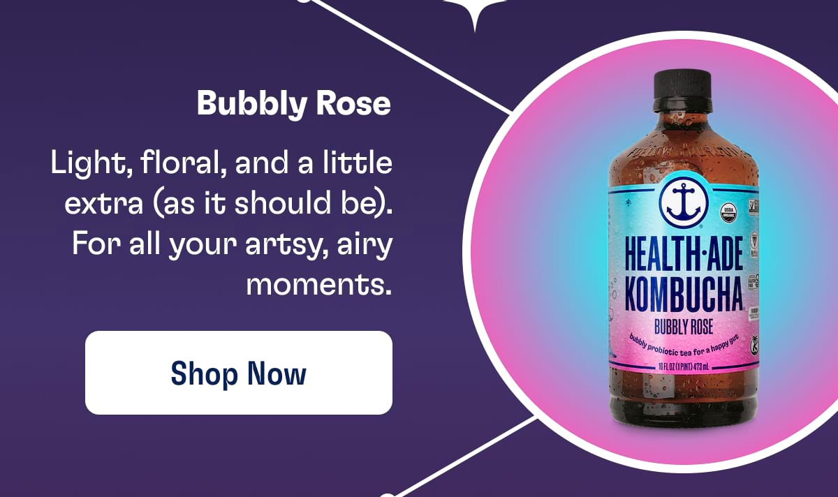 Bubbly Rose Light, floral, and a little extra (as it should be). For all your artsy, airy moments. shop now