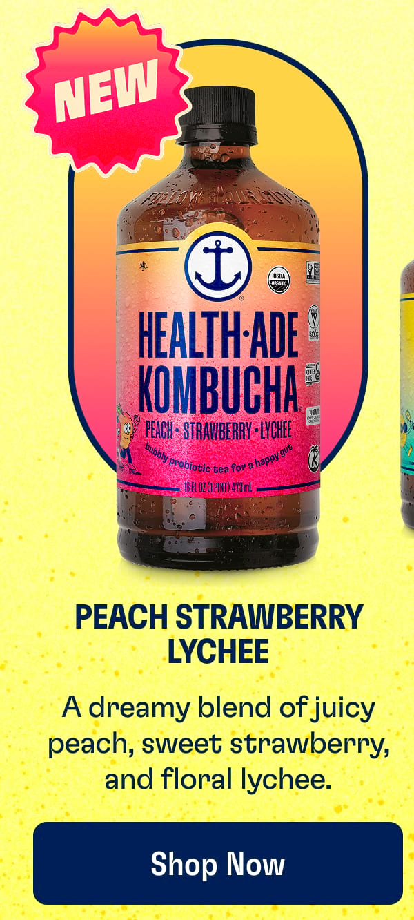 Peach Strawberry Lychee | A dreamy blend of juicy peach, sweet strawberry, and floral lychee. Shop Now