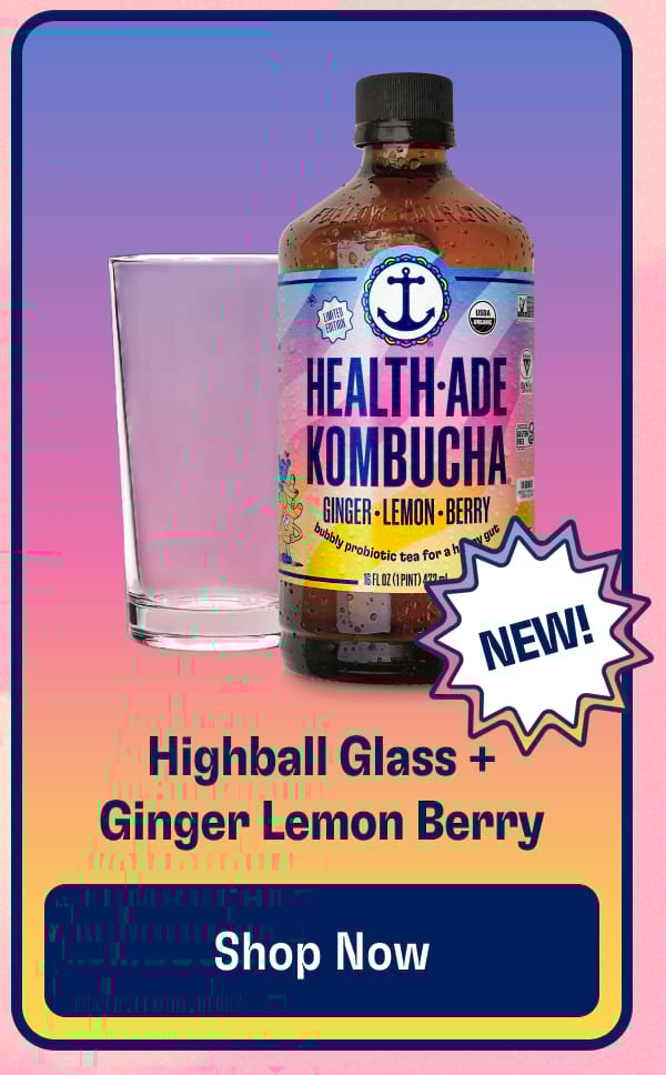 Highball Glass + Ginger Lemon Berry | Shop Now