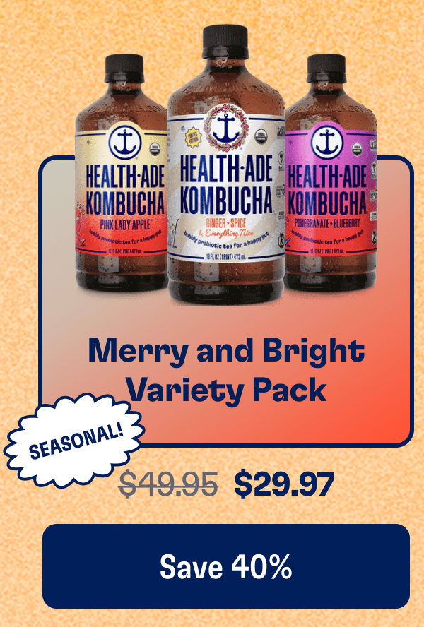 Seasonal! | Merry and Bright Variety Pack | $29.97 | Save 40%