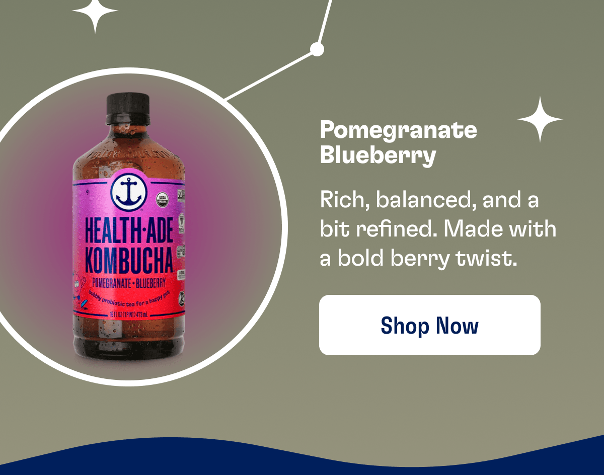 Pomegranate Blueberry | Rich, balanced, and a bit refined. Made with a bold berry twist. | Shop Now
