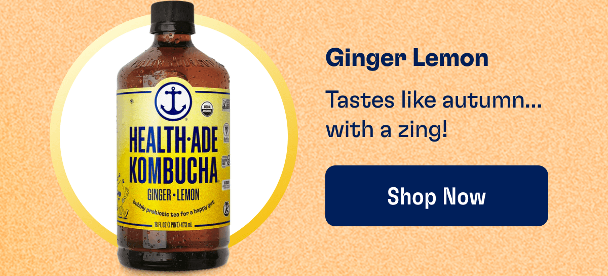 Ginger Lemon - Tastes like autumn… with a zing! | Shop Now