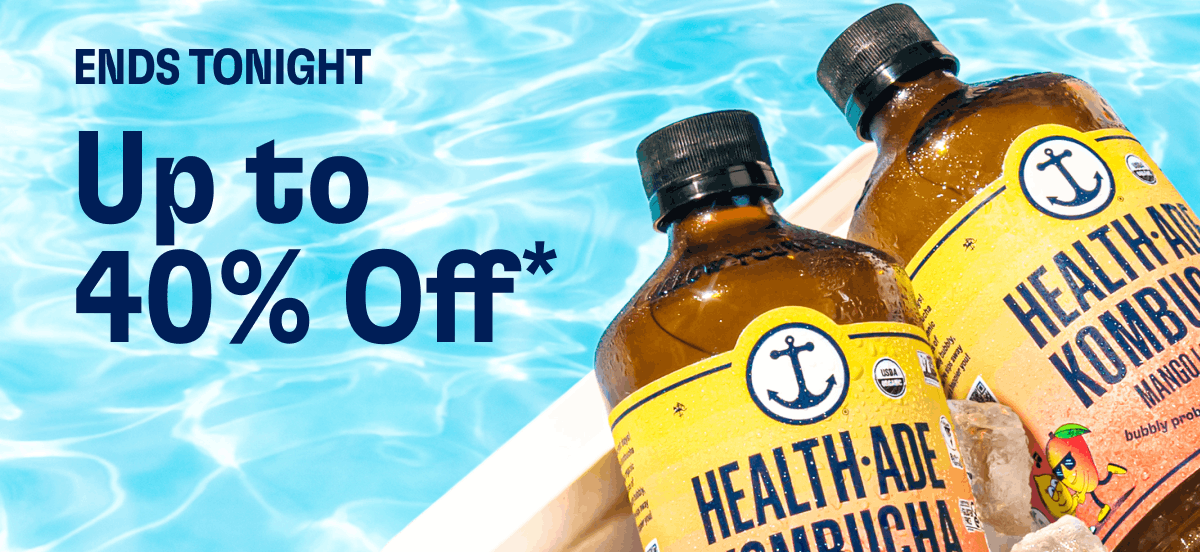 Ends Tonight Up to 40% Off*