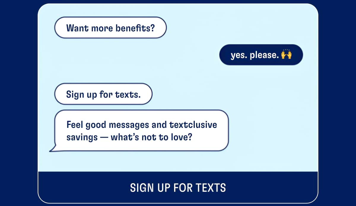 Sign up for texts