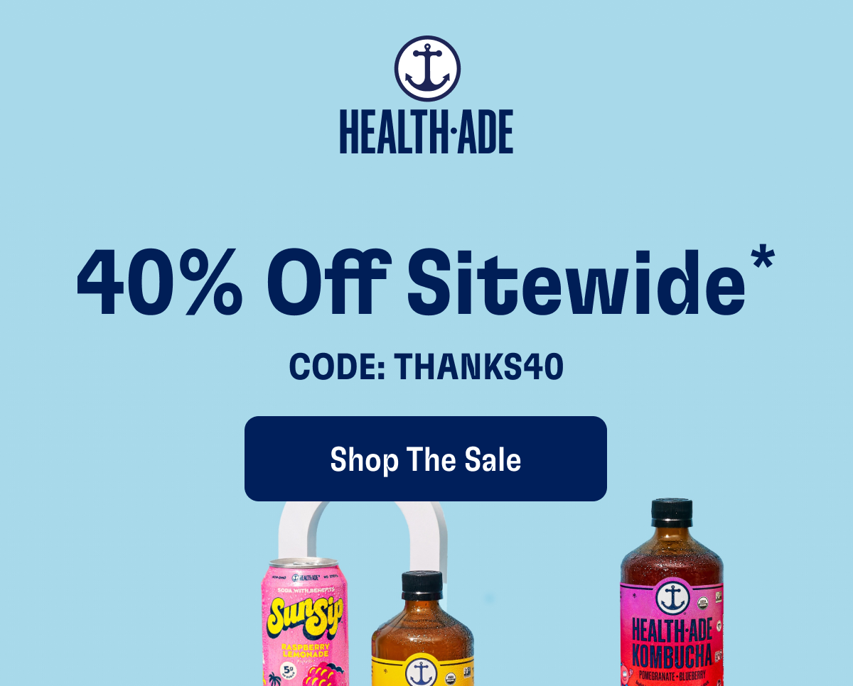 40% Off Sitewide* | Code: THANKS40 | Shop The Sale