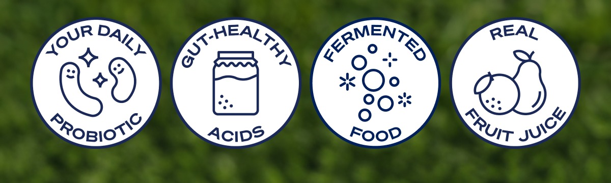 Your Daily Probiotic | Gut-Healthy Acids | Fermented Food | Real Fruit Juice