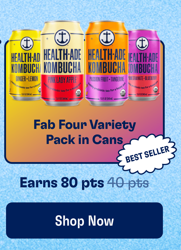 Bestsellers | Fab Four Variety Pack in Cans | Earns 80 pts | Shop Now