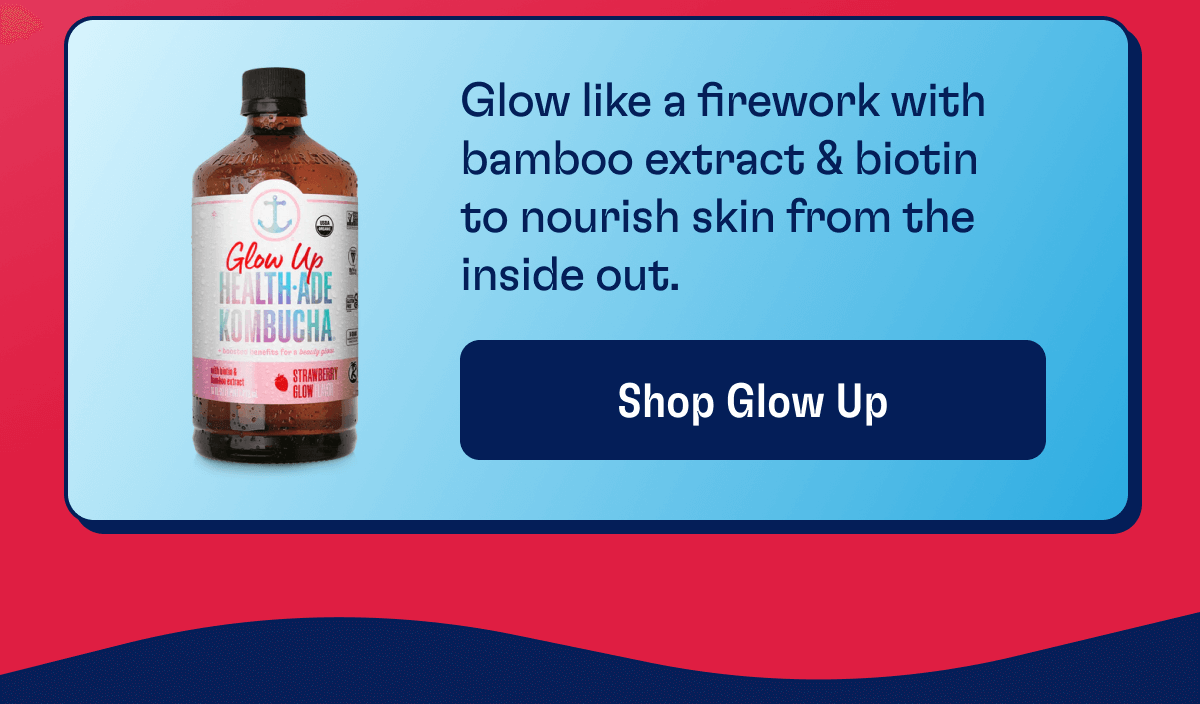 Glow like a firework with bamboo extract & biotin to nourish skin from the inside out. | Shop Glow Up