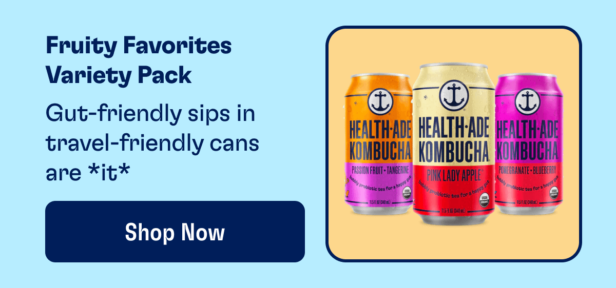 Fruity Favorites Variety Pack - Gut-friendly sips in travel-friendly cans are *it*
