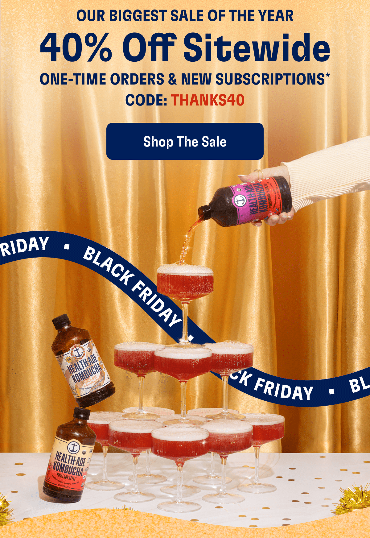 Our Biggest Sale of The Year | 40% Off Sitewide | One-Time orders & New Subscriptions* | Code: THANKS40 | Shop The Sale