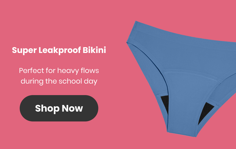 Can your teen wear period undies with a heavy flow? Knix Teen