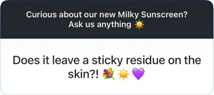 Does it leave a sticky residue on the skin?!