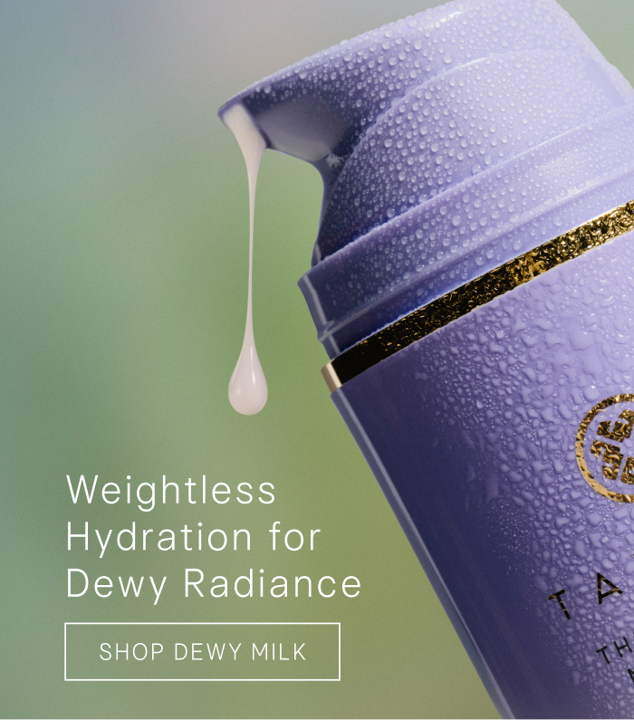 The Dewy Milk Moisturizer from Tatcha, weightless hydration for dewy radiance. Shop Now