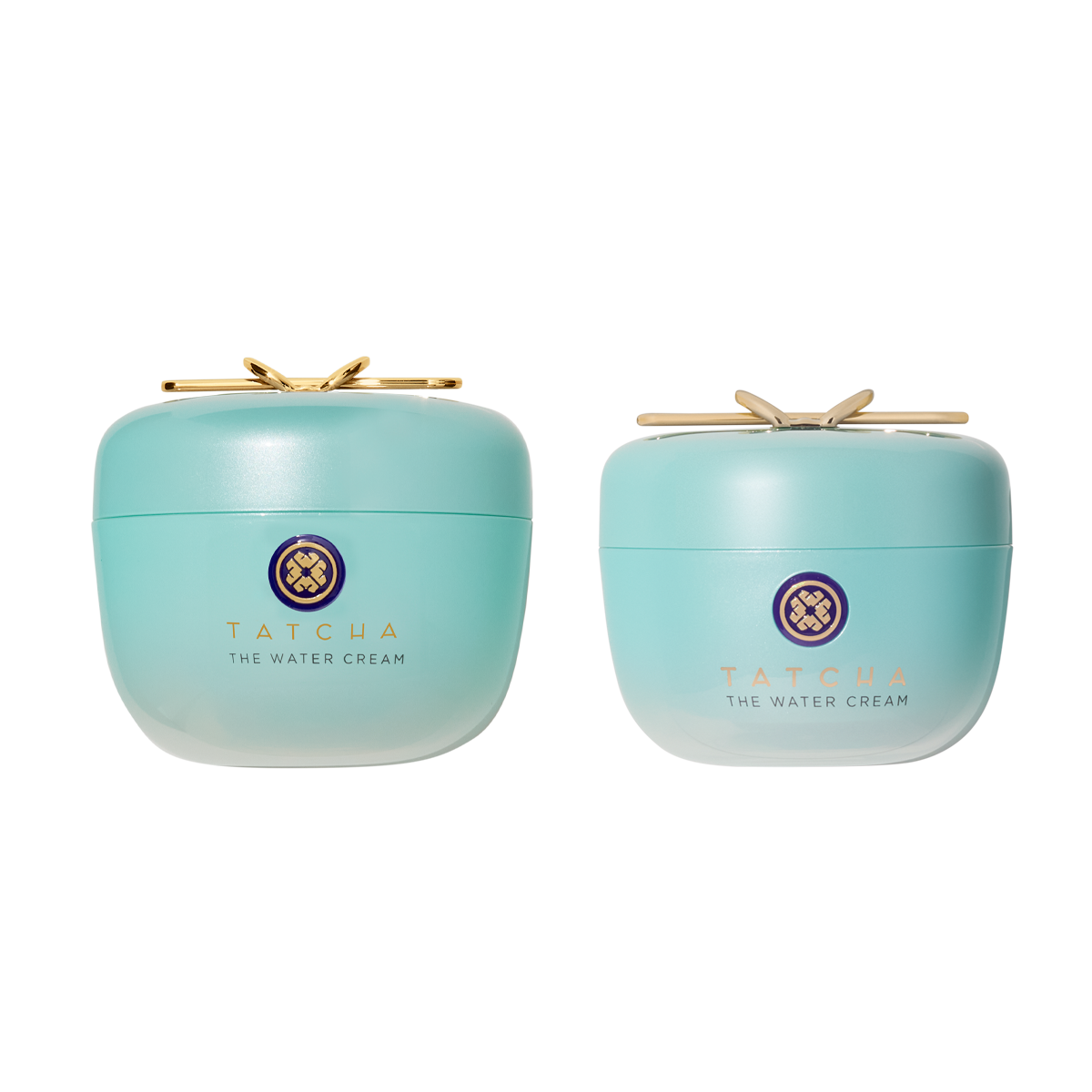 The Water Cream showing the scale of full size compared to jumbo