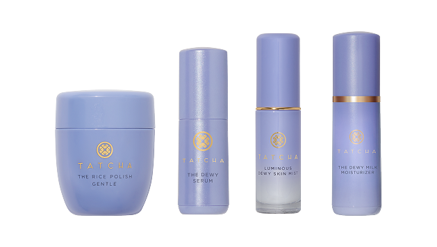 A selection of Tatcha mini formulas