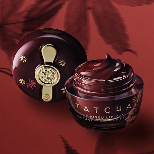 An image of Tatcha's limited edition Kissu Lip Mask in Japanese maple red.