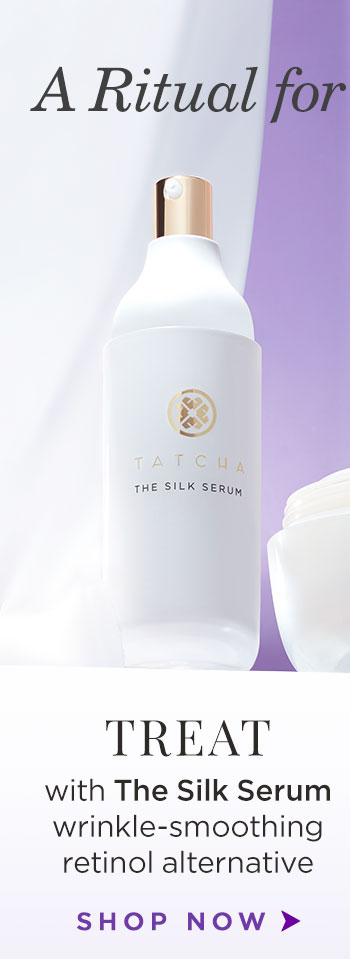 Treat with The Silk Serum, wrinkle-smoothing retinol alternative. Shop Now