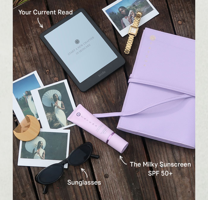 Your Current Read, The Milky Sunscreen SPF 50+, Sunglasses