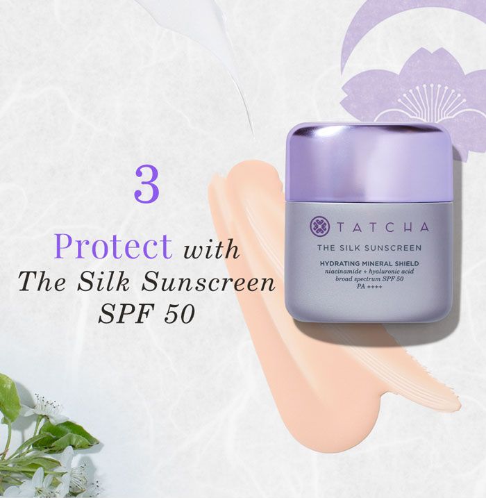 3. Protect with The Silk Sunscreen SPF 50