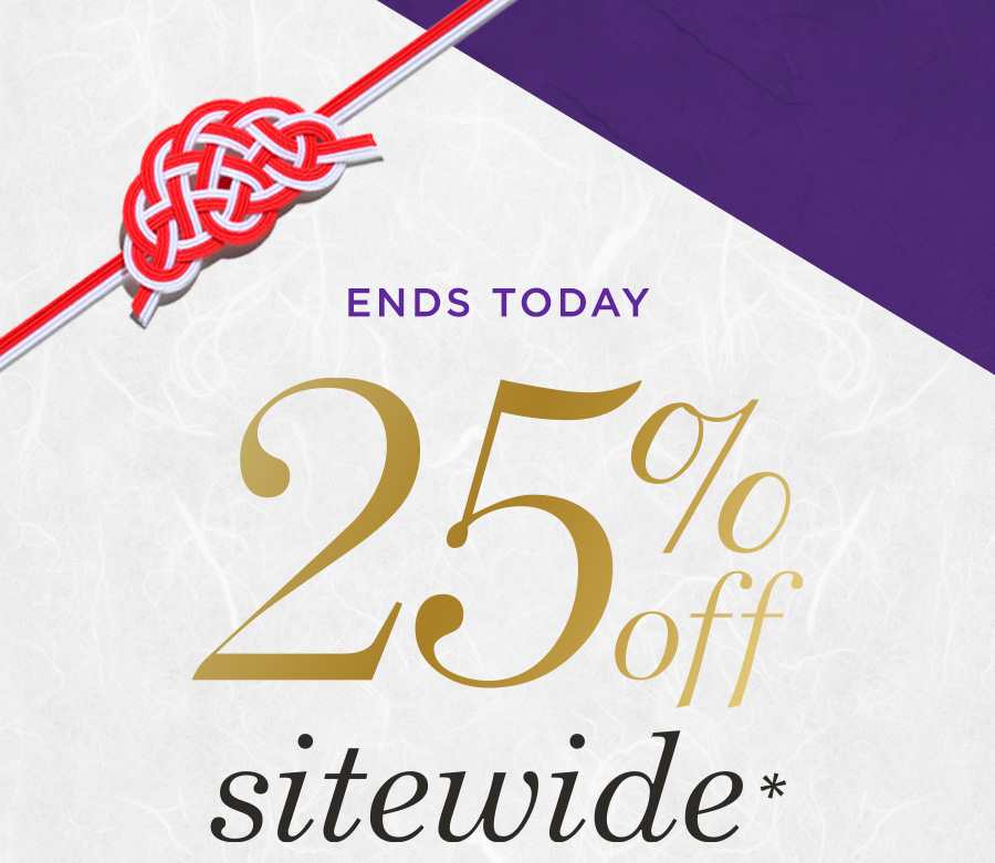 Last Chance 25% of sitewide