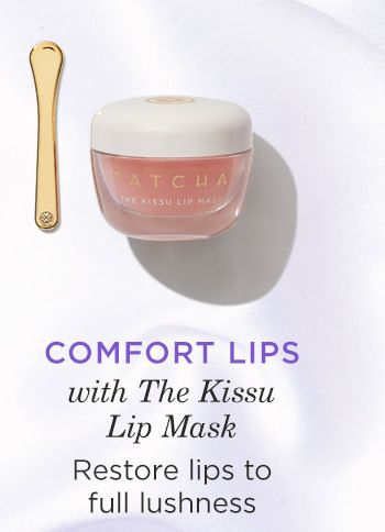 Comfort lips with The Kissu Lip Mask: Restore lips to full lushness