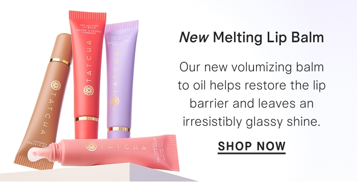 New Melting Lip Balm. Our new volumizing balm to oil helps restore the lip barrier and leaves an irresistibly glassy shine. Shop Now