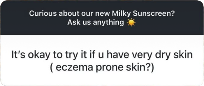 It's okay to try it if you have very dry skin (eczema prone skin?)