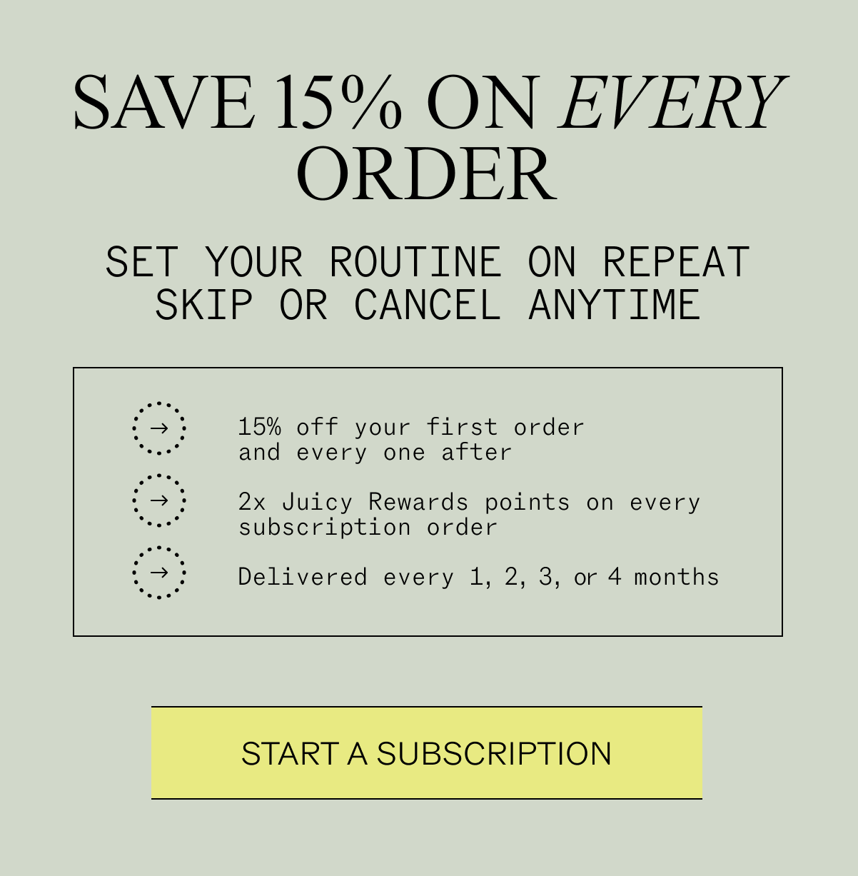START A SUBSCRIPTION