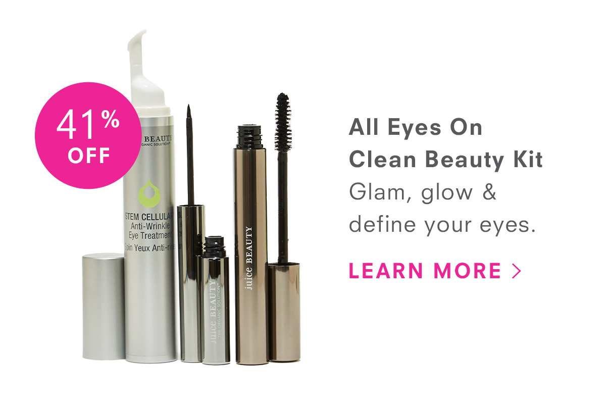 All Eyes on Clean Beauty 3-piece set.  $59 ($100 value). Shop Now >